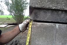 FRS CFI measuring foundation settlement