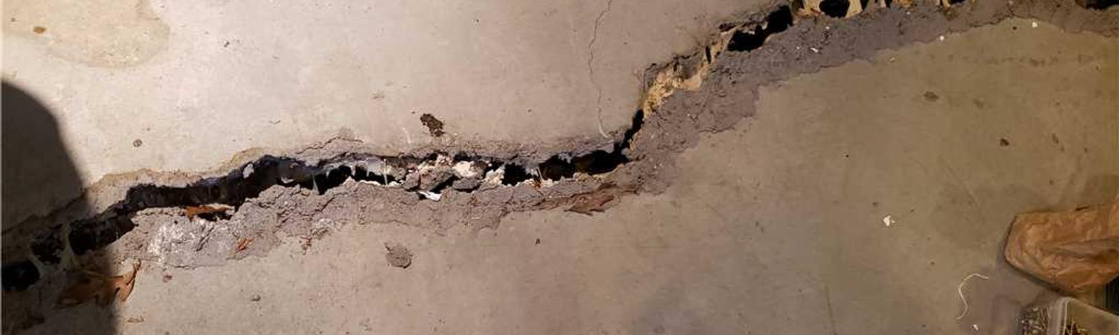 uneven floor and heaving foundation