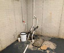Improper waterproofing job