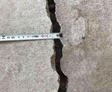 bump in concrete floor