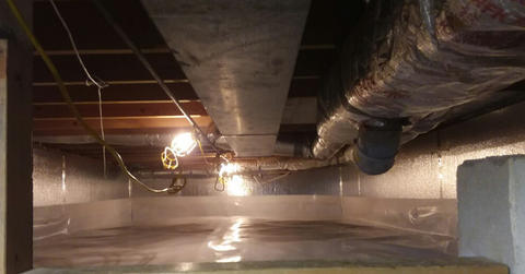 control crawl space humidity
