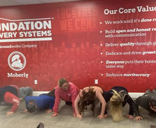 Foundation Recovery Systems Members Completes Push-Up Challenge for Pediatric Cancer