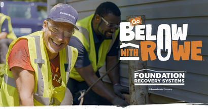 Go Below with Rowe Hero Image with FRS branding
