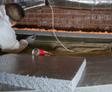 ExTremeBloc insulation installed in crawl space.