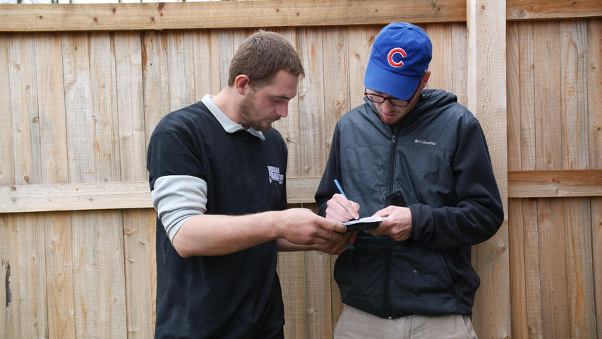 IFS Crew with Paperwork