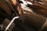 Humid crawl space