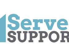 Serve and Support text