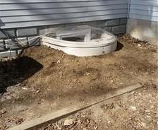 Exterior egress window