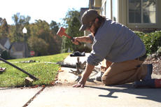 concrete lifting installation