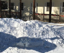melting snow and your home