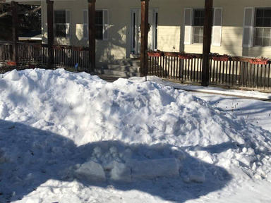 melting snow and your home