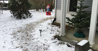 gutters freezing in the winter