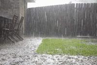 water pooling around foudnation and basement during heavvy rain