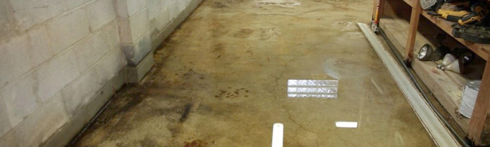 Standing water in basement