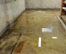 Standing water in basement