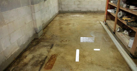 Standing water in basement