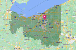 Cleveland Service Area map