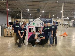 OBA and Habitat for Humanity volunteers.