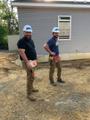 OBA and Habitat for Humanity crew at the project site.