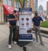 Ohio Basement Authority employees at the Cincinnati Walks for Kids event