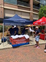 Ohio Basement Authority tent at the ESPN Cleveland Block Party